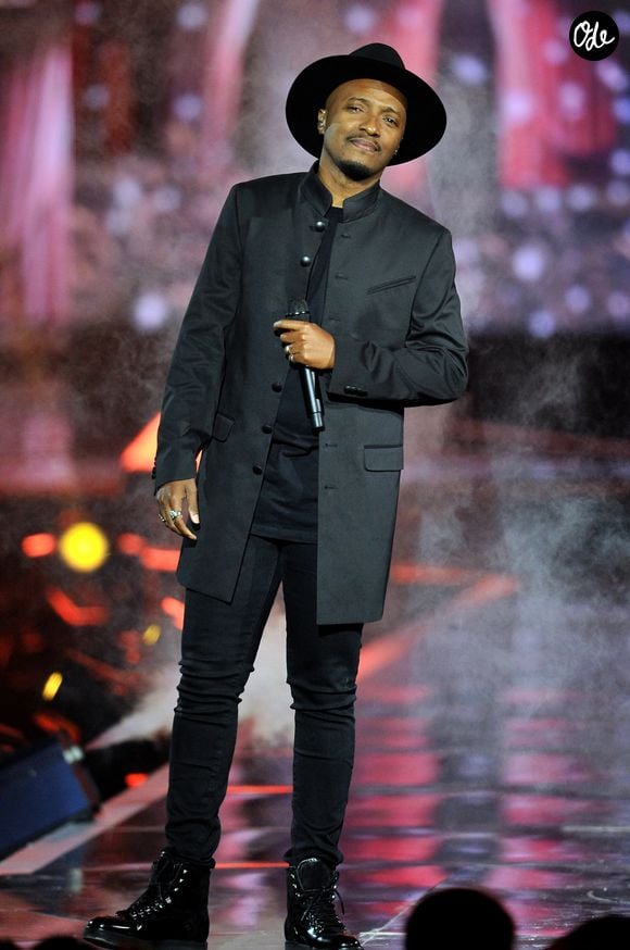 Exclusif - Soprano lors de l'enregistrement de l'émission "La Chanson Challenge 2019" aux Arènes de Nîmes. Le samedi 17 août 2019, TF1 lancera à 21h05 un nouveau divertissement baptisé "La chanson challenge". 
© Guillaume Gaffiot/Bestimage
