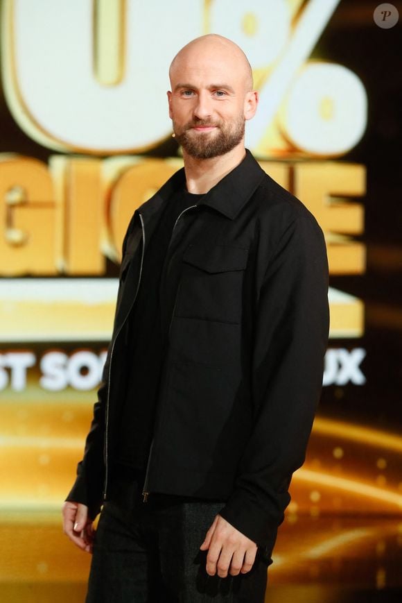 Exclusif - François Alu - Enregistrement de l'émission "100% logique" présentée par C. Feraud et qui sera diffusée samedi 1er mars à 21.10 sur France 2 et sur france.tv, au Studio du Lendit à Saint-Denis, France, le 12 décembre 2024. © Christophe Clovis / Bestimage CP: