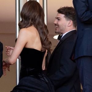 Antoine Dupont et sa compagne Iris Mittenaere - Antoine Dupont et sa compagne Iris Mittenaere se retrouvent sur les marches du film " Dossier 137 " lors du 78ème Festival International du Film de Cannes le 15 mai 2025.
© Jacovides / Moreau / Bestimage