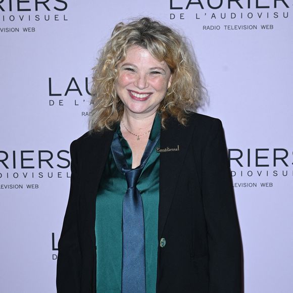 Cécile Bois - 28ème cérémonie des Lauriers de l'Audiovisuel au théâtre Marigny à Paris le 20 février 2023. © Coadic Guirec/Bestimage