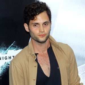 Penn Badgley - première du film "The Dark Knight Rises" à New York. Le 16 juillet 2012