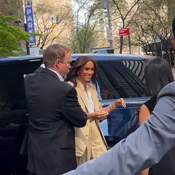 Le prince Harry, duc de Sussex et Meghan Markle, duchesse de Sussex, aperçus à New York, le 23 avril 2025. (Backgrid USA / Bestimage).