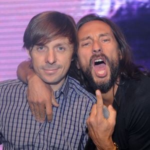 Martin Solveig, Bob Sinclar - Radio FG fete ses 20 ans au Grand Palais a Paris le 5 Avril 2012.
©JEAN BLANC / BESTIMAGE