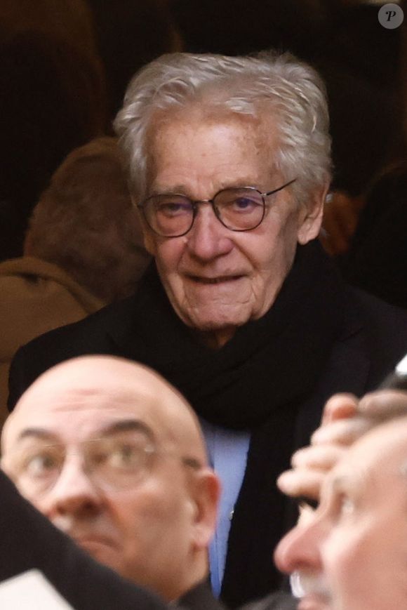 Bernard d'Ormale (mari de Brigitte Bardot) - Sorties des obsèques de Brigitte Bardot en l'église Paroissiale Notre-Dame-de-l'Assomption de Saint-Tropez, France, le 7 janvier 2026.  © Jacovides-Moreau/Bestimage