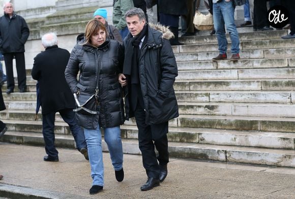 Malgré leur séparation, ils sont restés proches pour leurs enfants

Michèle Bernier et Bruno Gaccio - Sortie des obsèques de François Cavanna au Père Lachaise à Paris. Le 6 février 2014 AGENCE / BESTIMAGE