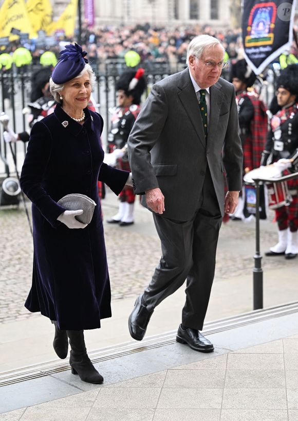 Brigitte van Deurs, duchesse de Gloucester - La famille royale britannique célèbre le 76ème Commonwealth Day à l'abbaye de Westminster à Londres, le 10 mars 2025.