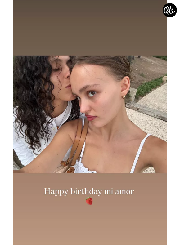 Capture Instagram du compte de Lily-Rose Depp.