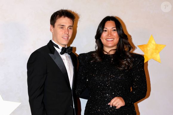 Louis Ducruet et sa femme Marie - 3ème édition du "Festival des Etoilés Monte-Carlo" face à 7 étoiles Michelin un spectacle culinaire 4 chefs étoilés à la Salle Empire de l'Hôtel de Paris Monte-Carlo à Monaco, le 11 novembre 2023. © Claudia Albuquerque/Bestimage