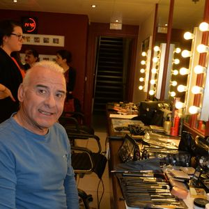 Michel Fugain lors de l'enregistrement de Vivement Dimanche à Paris, France, le 25 février 2015. Photo by Max Colin/ABACAPRESS.COM