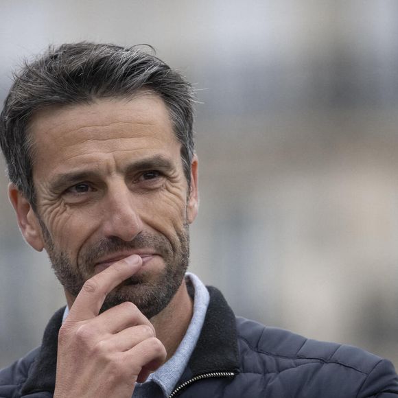 Le président français du Comité d'organisation des Jeux olympiques et paralympiques de Paris 2024 (COJO), Tony Estanguet, assiste à la cérémonie de présentation des trois nouvelles cloches, dont celle utilisée lors des Jeux olympiques de Paris, qui seront placées dans la cathédrale Notre-Dame de Paris le 7 novembre 2024. Photo by Eliot Blondet/ABACAPRESS.COM