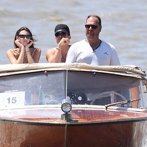 Vittoria Cerreti à Venise pour le mariage de Jeff Bezos, en juillet 2025, avec Orlando Bloom. Backgrid UK/ Bestimage