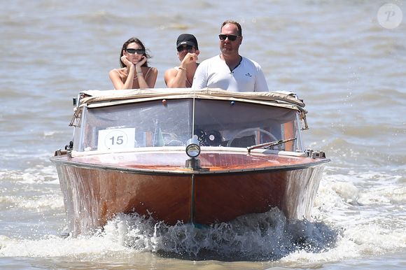 Vittoria Cerreti à Venise pour le mariage de Jeff Bezos, en juillet 2025, avec Orlando Bloom. Backgrid UK/ Bestimage