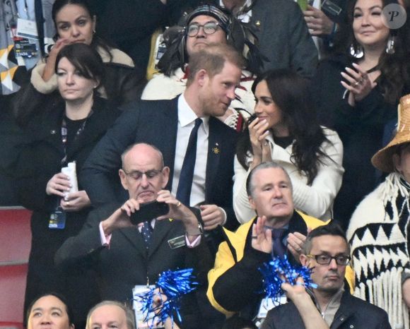 Le prince Harry et Meghan Markle assistent à la cérémonie d'ouverture des "Invictus Games Vancouver Whistler 2025" au Canada le 8 février 2025. Backgrid USA / Bestimage