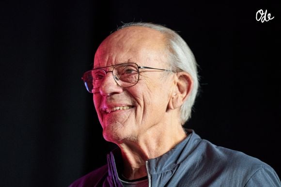 Toronto (Ontario, Canada) : Christopher Lloyd prend la parole lors d'un événement célébrant le 40e anniversaire du film d'aventure et de science-fiction « Retour vers le futur », à Toronto, le vendredi 22 août 2025. © Sammy Kogan/The Canadian Press via ZUMA Press/Bestimage
