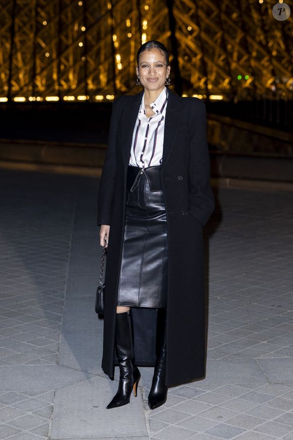 Mati Diop - Photo Call du « Le Grand Diner du Louvre « lors de la Fashion Week  à Paris le 5 mars 2025. © Olivier Borde /Bestimage