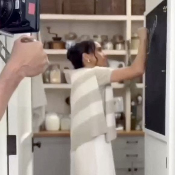 Meghan Markle dévoile les coulisses de sa série sur Netflix, le 27 février 2025
© JLPPA/ Bestimage