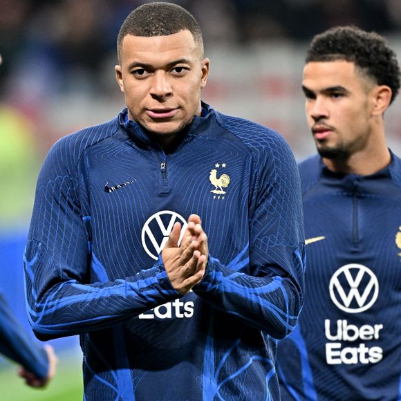 Kylian Mbappé durant la match de football de phase de groupes de l'Euro 2024, France contre Gibraltar, à l'Allianz Riviera à Nice, le 18 novembre 2023. © Bruno Bebert / Bestimage