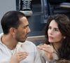 Samir Boitard et Louise Monot dans les tribunes pour la session de nuit pendant les Internationaux de France 2025 à Roland Garros le 02 juin 2025 à Paris, France. Photo by Nasser Berzane/ABACAPRESS.COM