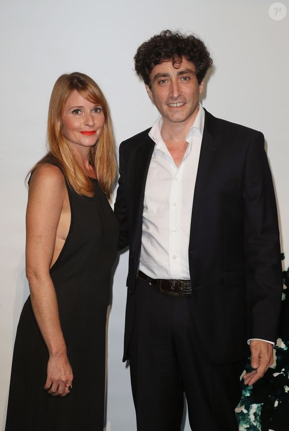 Stéphane Strano (président du Festival de La Rochelle) et Valérie Amarou participent à la 18ème édition du festival de la fiction TV 2016 de La Rochelle, France, le 14 septembre 2016. © Patrick Bernard/Betsimage