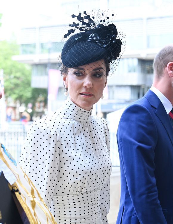 Catherine (Kate) Middleton, princesse de Galles - La famille royale britannique et les personnalités assistent à un service d'action de grâce à l'abbaye de Westminster à Londres, à l'occasion du 80ème anniversaire du jour de la Victoire en Europe (VE Day), le 8 mai 2025. GOFF INF / BESTIMAGE