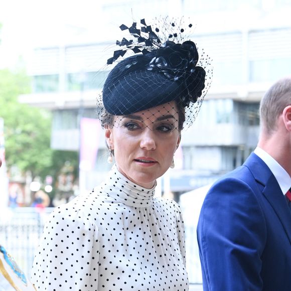 Catherine (Kate) Middleton, princesse de Galles - La famille royale britannique et les personnalités assistent à un service d'action de grâce à l'abbaye de Westminster à Londres, à l'occasion du 80ème anniversaire du jour de la Victoire en Europe (VE Day), le 8 mai 2025. GOFF INF / BESTIMAGE