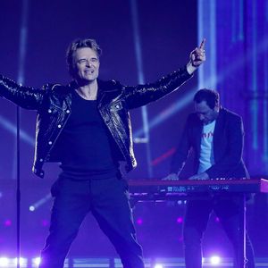 David Hallyday lors de l'émission "La grande soirée du 31 décembre de Paris" diffusée sur France 2 sur les Champs-Elysées à Paris, France, le 31 décembre 2024.  © Clovis-Tribeca/Bestimage