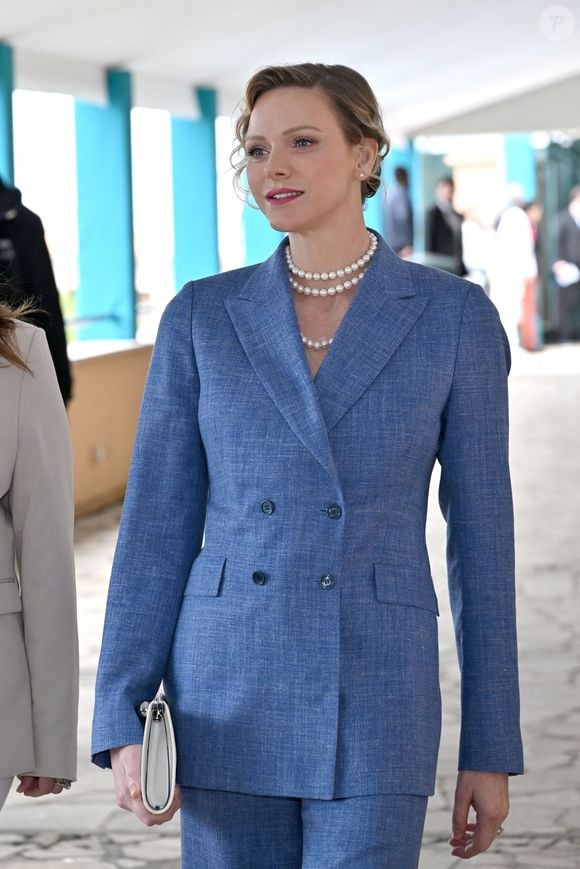 La princesse Charlene de Monaco durant la finale de la 118e édition du Rolex Monte-Carlo Masters, au Monte-Carlo Country Club à Roquebrune Cap Martin, le 13 avril 2025.
L'espagnol Carlos Alcaraz a battu l'italien Lorenzo Musetti 3-6 / 6-1 / 6-0. © Bruno Bebert / Bestimage