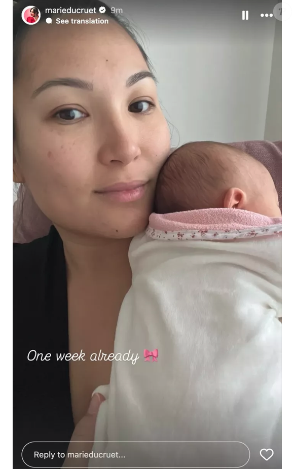 Marie Ducruet a mis au monde une petite fille prénommée Constance

Story Instagram de Marie Ducruet avec sa fille Constance.