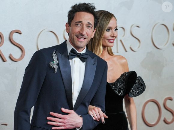 Adrien Brody et Georgina Chapman lors de la cérémonie des Oscars le 2 mars 2025 à Los Angeles
©Abaca