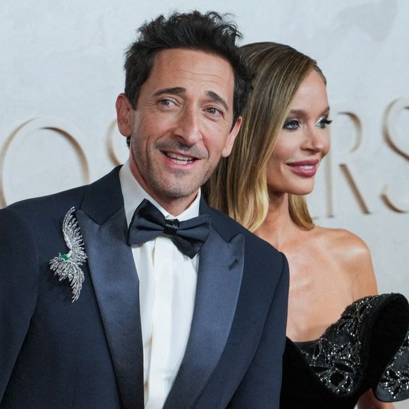 Adrien Brody et Georgina Chapman lors de la cérémonie des Oscars le 2 mars 2025 à Los Angeles
©Abaca