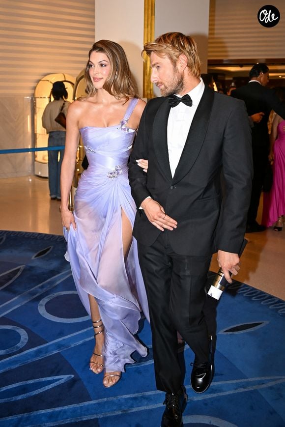 Iris Mittenaere et Paul Duchemin à l'hôtel "Martinez" lors du 79ème Festival International du Film de Cannes, le 14 mai 2026. 

© Gedeon Taieb/Bestimage