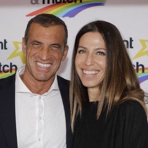 Christophe Pinna et son épouse lors de la soirée Gala Enfant Star & Match à Nice, France, le 14 novembre 2021. Photo par JLPPA/ABACAPRESS.COM