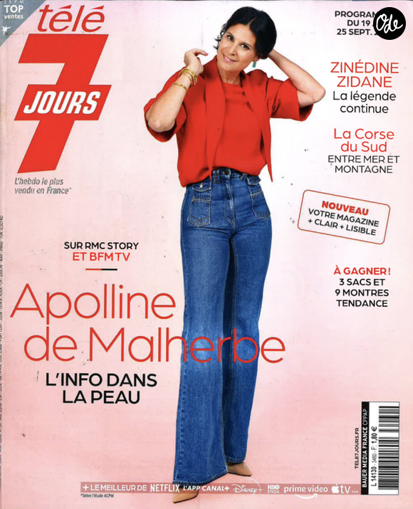 Apolline de Malherbe n'en apprécie moins ce quotidien palpitant.

Copyright : Télé 7 Jours