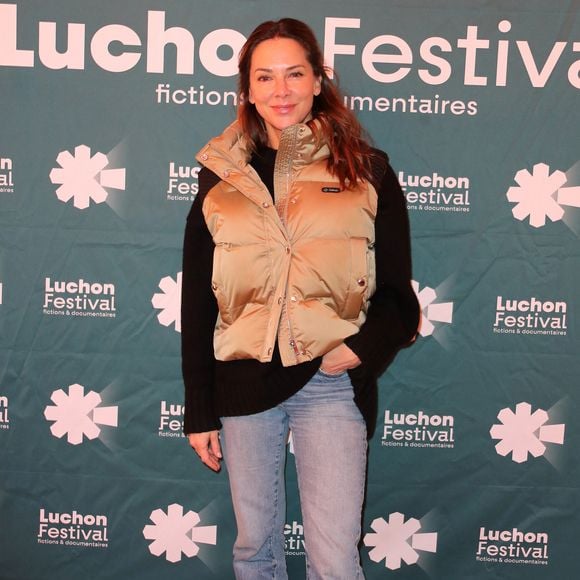 La productrice Mélissa Theuriau - Photocall du film "Le dilemme d'Hippocrate" lors de la 25ème édition du Festival TV de Luchon le 6 février 2026. © Patrick Bernard/Bestimage