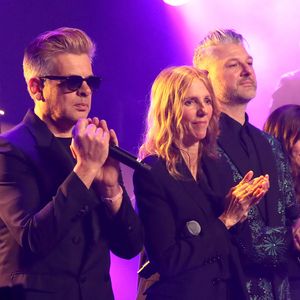 Il a dénoncé la solitude et les dérives du métier.
Benjamin Biolay, Sandrine Kiberlain, Pierre Lapointe et Olivia Ruiz lors de la soirée de gala de la Fondation Recherche Alzheimer- Paris 2026 à l'Olympia le 30 mars 2026. © Rindoff / Borde / Bestimage