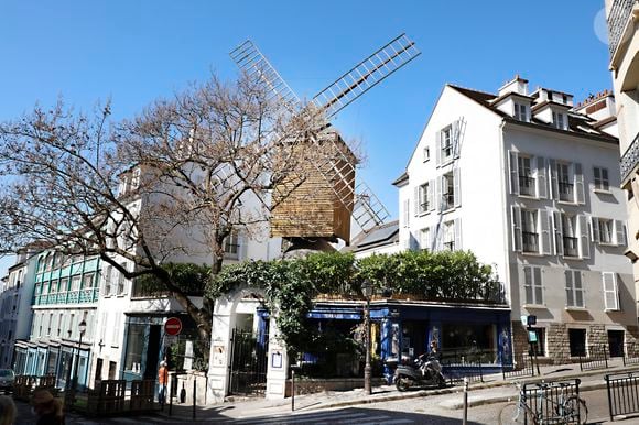 Illustration du Moulin de la Galette sur la butte Montmartre à Paris. Le 30 mars 2021
© Christophe Aubert via Bestimage