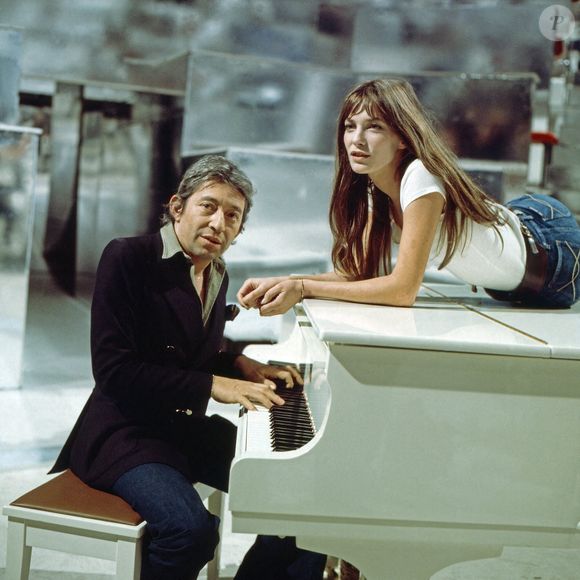 Serge Gainsbourg, Jane Birkin - Liedercircus, émission musicale, Allemagne 1977. Jane Birkin. Photo par DPA/ABACAPRESS.COM