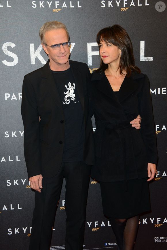 Sophie Marceau et Christophe Lambert assistent à l'avant-première parisienne de "Skyfall" au cinéma UGC Normandie à Paris, le 24 octobre 2012. Photo ABACAPRESS.COM