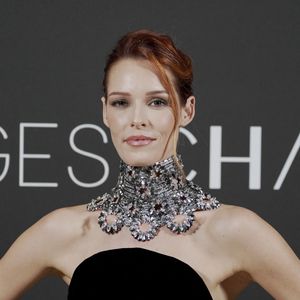 Maëva Coucke au défilé Georges Chakra "Collection Haute Couture Printemps/Eté 2026" lors de la Fashion Week de Paris, le 27 janvier 2026

© Anne-Sophie Guebey / Bestimage