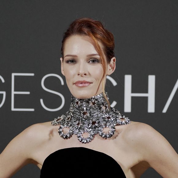 Maëva Coucke au défilé Georges Chakra "Collection Haute Couture Printemps/Eté 2026" lors de la Fashion Week de Paris, le 27 janvier 2026

© Anne-Sophie Guebey / Bestimage