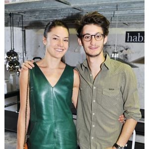 Natasha Andrews et Pierre Niney - Lancement d'Habitat 1964, un village vintage dedie aux marques de design, mode et accessoires situe en plein coeur des puces de Saint-Ouen le 02 juin 2013. © AGENCE / BESTIMAGE