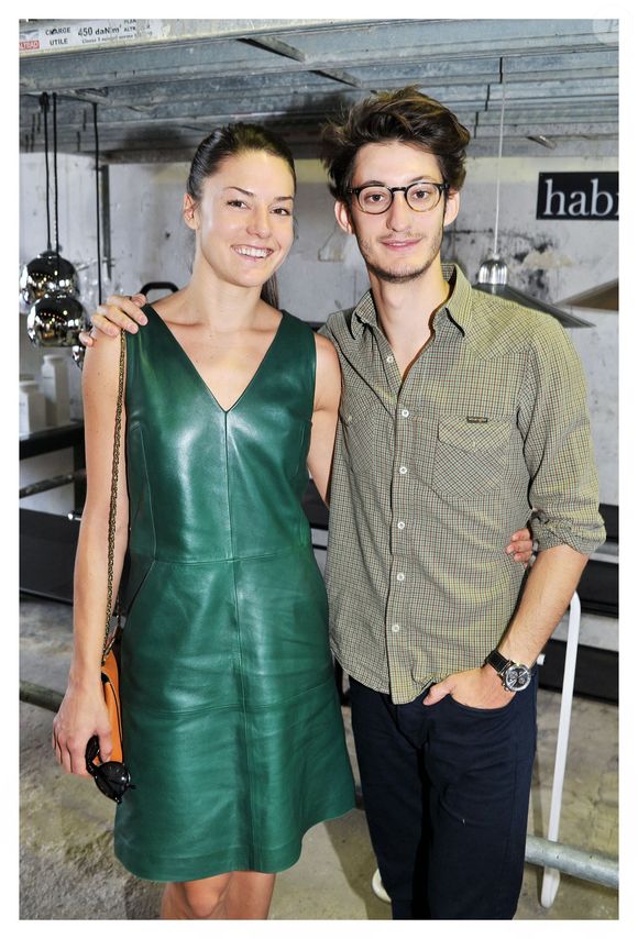 Natasha Andrews et Pierre Niney - Lancement d'Habitat 1964, un village vintage dedie aux marques de design, mode et accessoires situe en plein coeur des puces de Saint-Ouen le 02 juin 2013. © AGENCE / BESTIMAGE