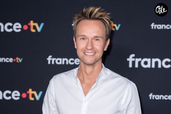 Cyril Feraud assiste à la conférence de presse de rentrée de France Télévisions à Paris, en France, le 11 juillet 2023. Photo : Aurore Maréchal/ABACAPRESS.COM