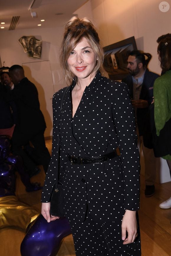 Exclusif - Eléonore Boccara lors du vernissage de l'exposition "Vue du ciel" de l'artiste 3D Johann Perathoner au Royal Monceau-Raffles Paris le 20 avril 2022.
© Rachid Bellak / Bestimage