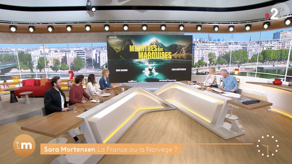 Sara Mortensen invitée de "Télématin" sur France 2