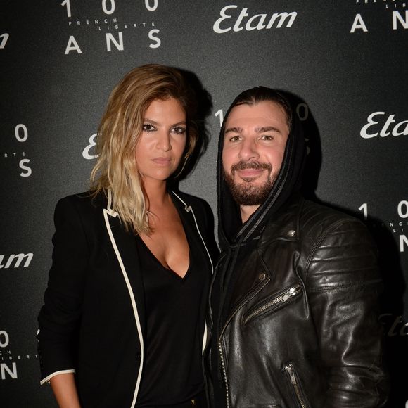 Michaël Youn et sa compagne Isabelle Funaro - Photocall - 9ème édition du "Etam Live Show" (Etam Lingerie) lors de la fashion week à Paris, le 27 septembre 2016. La marque Etam fête ses 100 ans en 2016. © Rachid Bellak/Bestimage