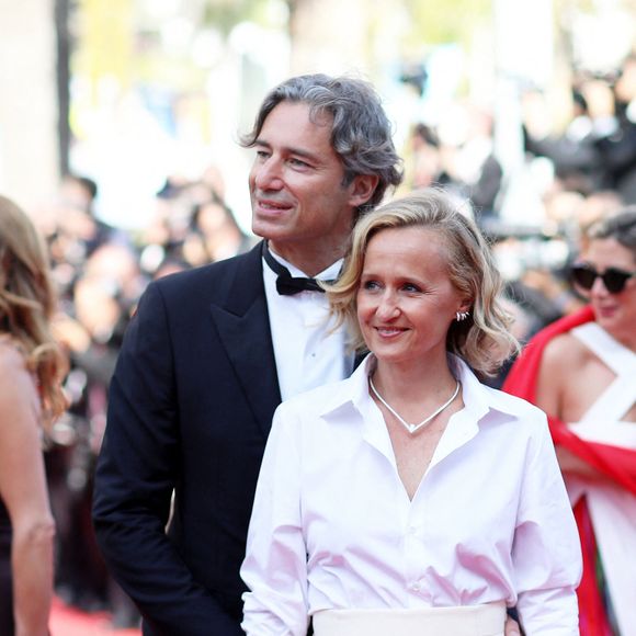 Laurent Solly, Caroline Roux - Montée des marches du film " Triangle of Sadness (Sans filtre) " lors du 75ème Festival International du Film de Cannes. Le 21 mai 2022
© Dominique Jacovides / Bestimage