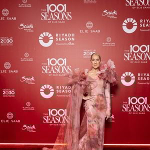 Celine Dion au photocall du défilé anniversaire Elie Saab "1001 Seasons of Elie Saab" à l'espace "The Venue" à Riyad, Arabie saoudite le 13 novembre 2024. © Tiziano Da Silva / Bestimage