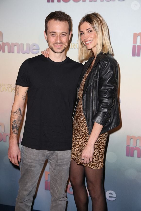 Hugo Clément et sa compagne Alexandra Rosenfeld lors de la première de 'Mon Inconnue' a l'UGC Normandie, a Paris, France, le 01 Avril 2019.