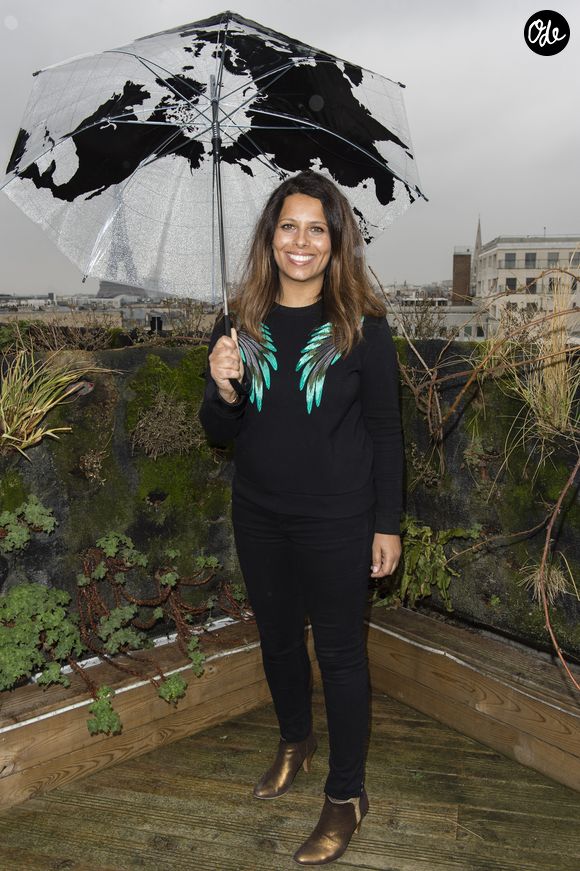 Myriam Seurat - Forum international de la météo et du climat à Paris. Le 23 mars 2018 © Pierre Perusseau / Bestimage